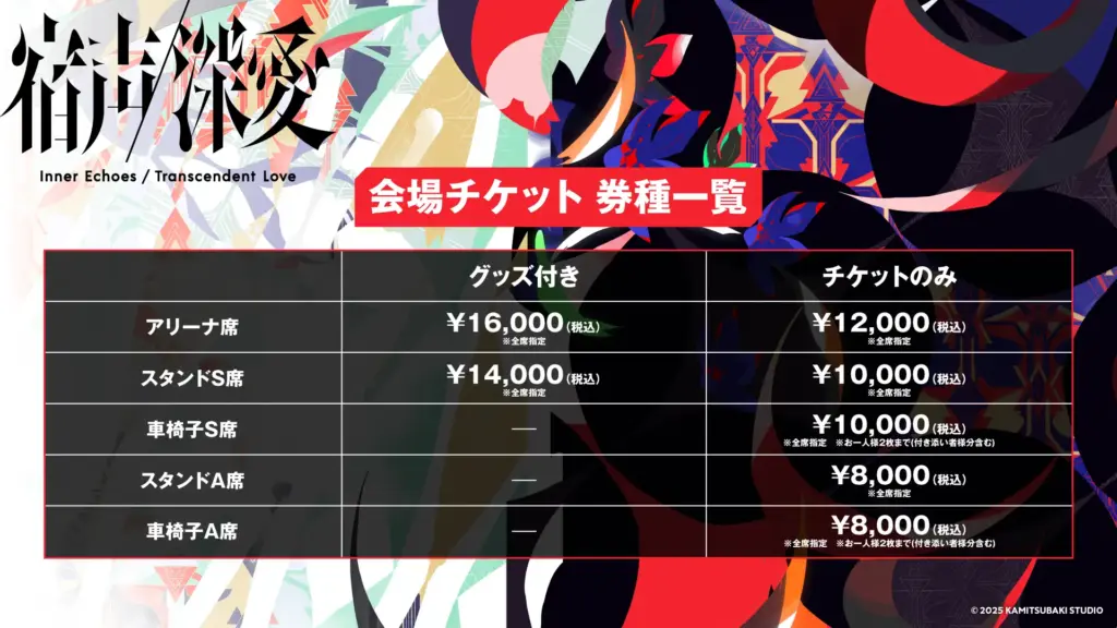 花譜5thワンマンライブ「宿声／深愛」ぴあアリーナMMのビジュアルイメージ
