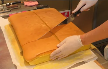 新杉田駅ビーンズ新杉田に出店する台湾カステラ専門店「台楽蛋糕」のカステライメージ