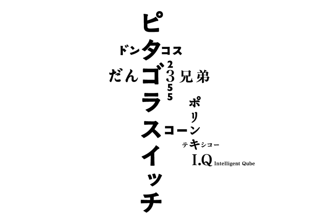 『佐藤雅彦展 新しい×(作り方+分かり方)』