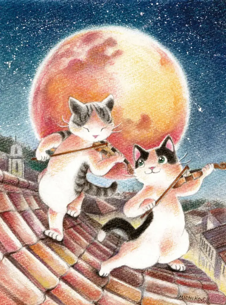 猫フェス2025 出展作品の例（絵画や雑貨）