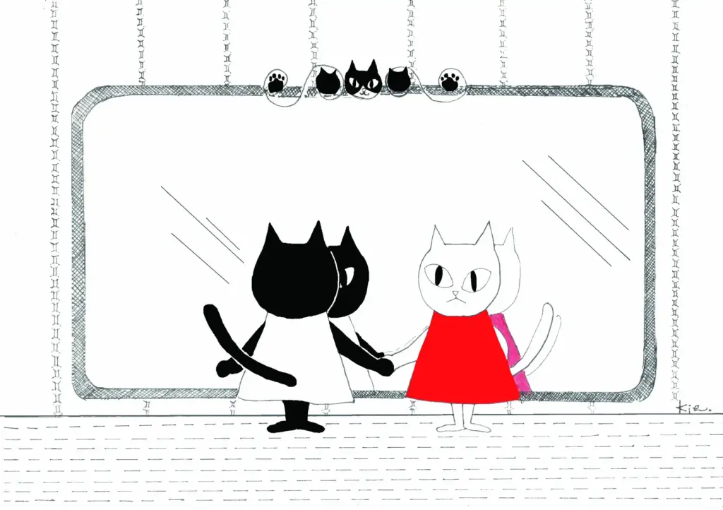 猫フェス2025 出展作品の例（絵画や雑貨）