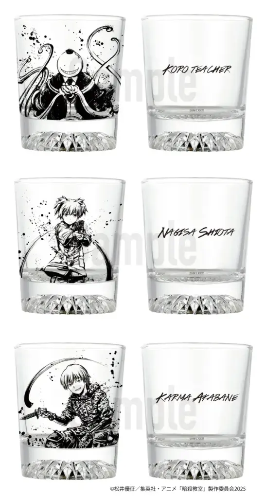 アニメ『暗殺教室』10周年POP UP STOREのキービジュアル。殺せんせーや渚、業ら人気キャラが描きおろしで登場。