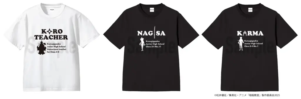 アニメ『暗殺教室』10周年POP UP STOREのキービジュアル。殺せんせーや渚、業ら人気キャラが描きおろしで登場。